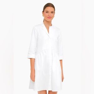 Tuckernuck White Royal Shirt Dress Size Small